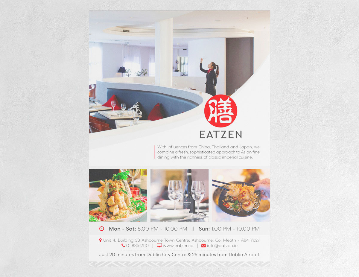 Eatzen Promotional Flyer Design